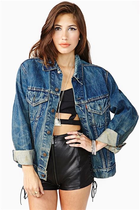 oversized denim jacket rules.